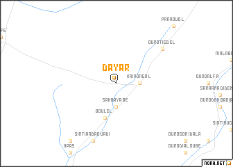 map of Dayar