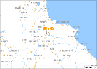 map of Dayas
