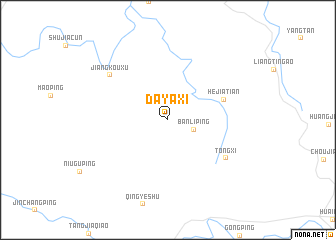 map of Dayaxi