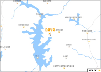 map of Daya