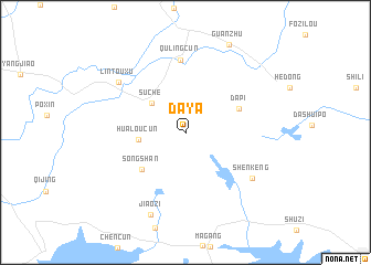 map of Daya