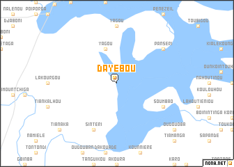 map of Dayébou