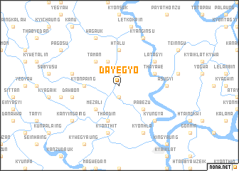 map of Dayegyo