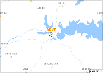 map of Daye