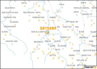 map of Ḑaygham