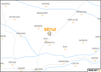 map of Dayiji