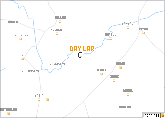 map of Dayılar