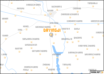 map of Dayingji