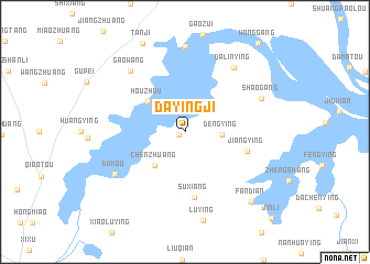 map of Dayingji