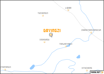 map of Dayingzi