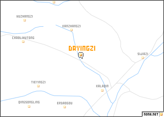 map of Dayingzi