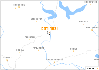 map of Dayingzi