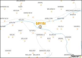 map of Dayısı
