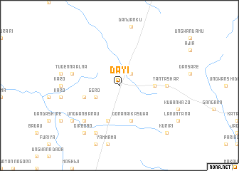 map of Dayi