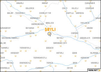map of Daylı