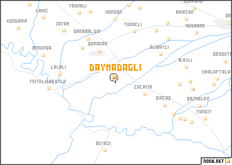 map of Dǝymǝdağlı