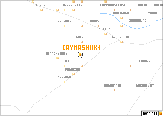 map of Dayma Shiikh