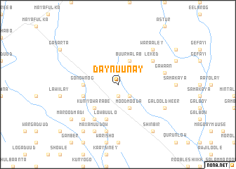 map of Daynuunay