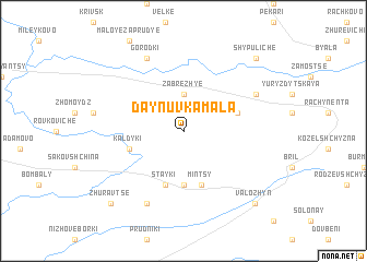 map of Daynuvka Mala