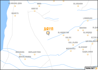 map of Dayn