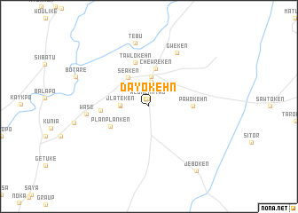map of Dayokehn