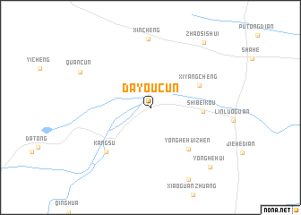 map of Dayoucun