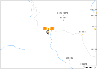 map of Dayou