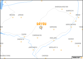 map of Dayou