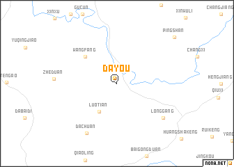 map of Dayou