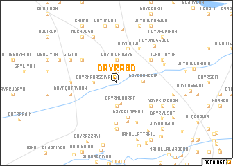 map of Dayr ‘Abd
