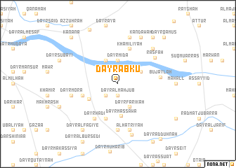 map of Dayr Abkū