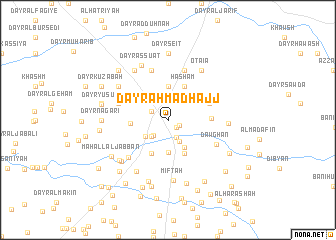 map of Dayr Aḩmad Ḩājj