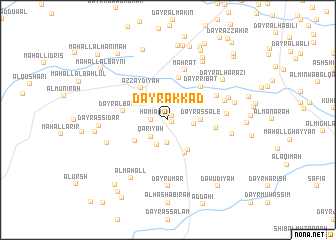 map of Dayr ‘Akkād
