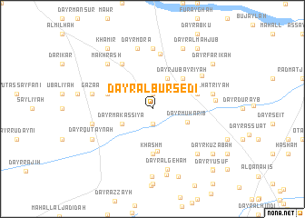 map of Dayr al Bursedi