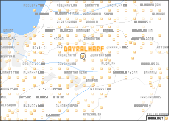 map of Dayr al Ḩarf