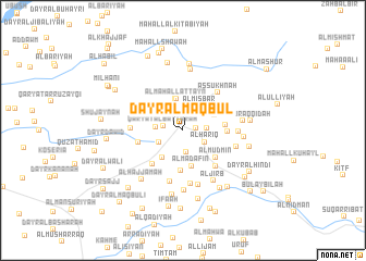 map of Dayr al Maqbūl