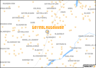 map of Dayr al Mudawwar