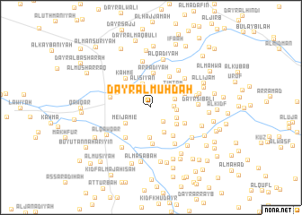 map of Dayr al Muhdah