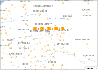 map of Dayr al Muzabbal