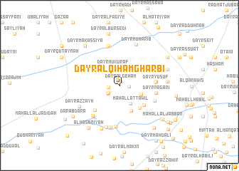 map of Dayr al Qiḩām Gharbī