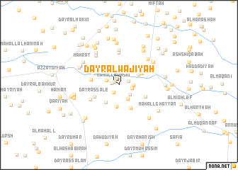 map of Dayr al Wajīyah