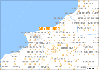 map of Dayr ‘Ammār