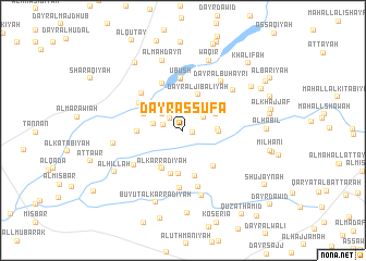 map of Dayr as Sūfāʼ