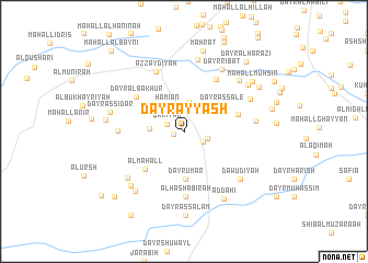map of Dayr ‘Ayyāsh