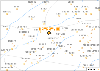 map of Dayr Ayyūb