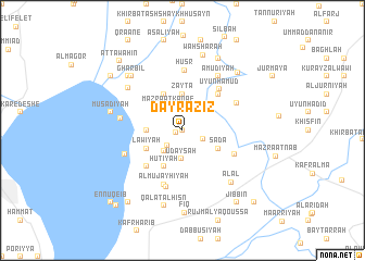 map of Dayr ‘Azīz