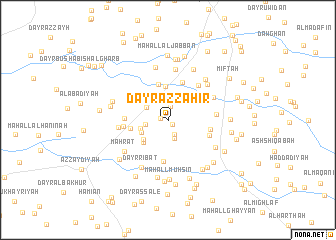 map of Dayr az Zāhir