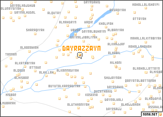 map of Dayr az Zayn