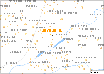 map of Dayr Dāwid