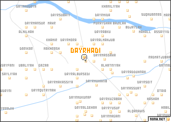 map of Dayr Hādī